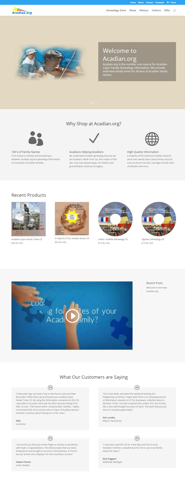 New Acadian.org